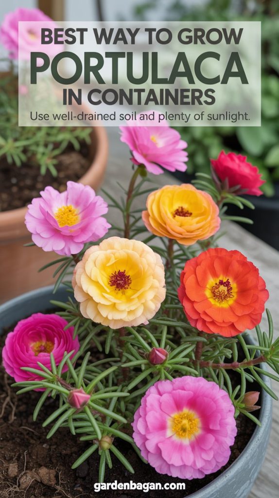 grow-portulaca-in-containers