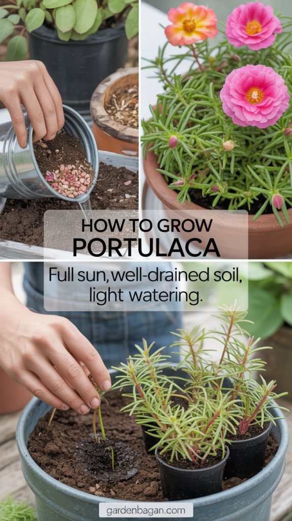 how to grow portulaca