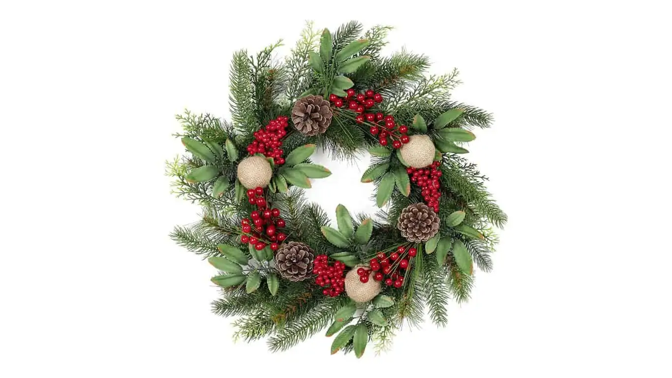 Ecofriendly Christmas Wreath