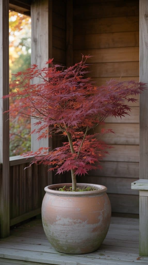japanese-maple-earthen-planter