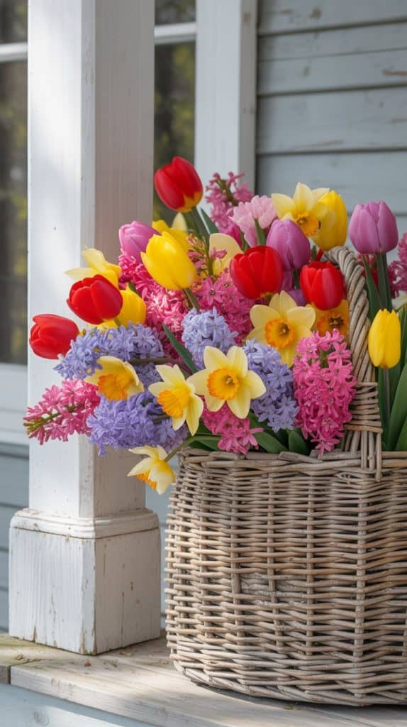 wicker-basket-planter
